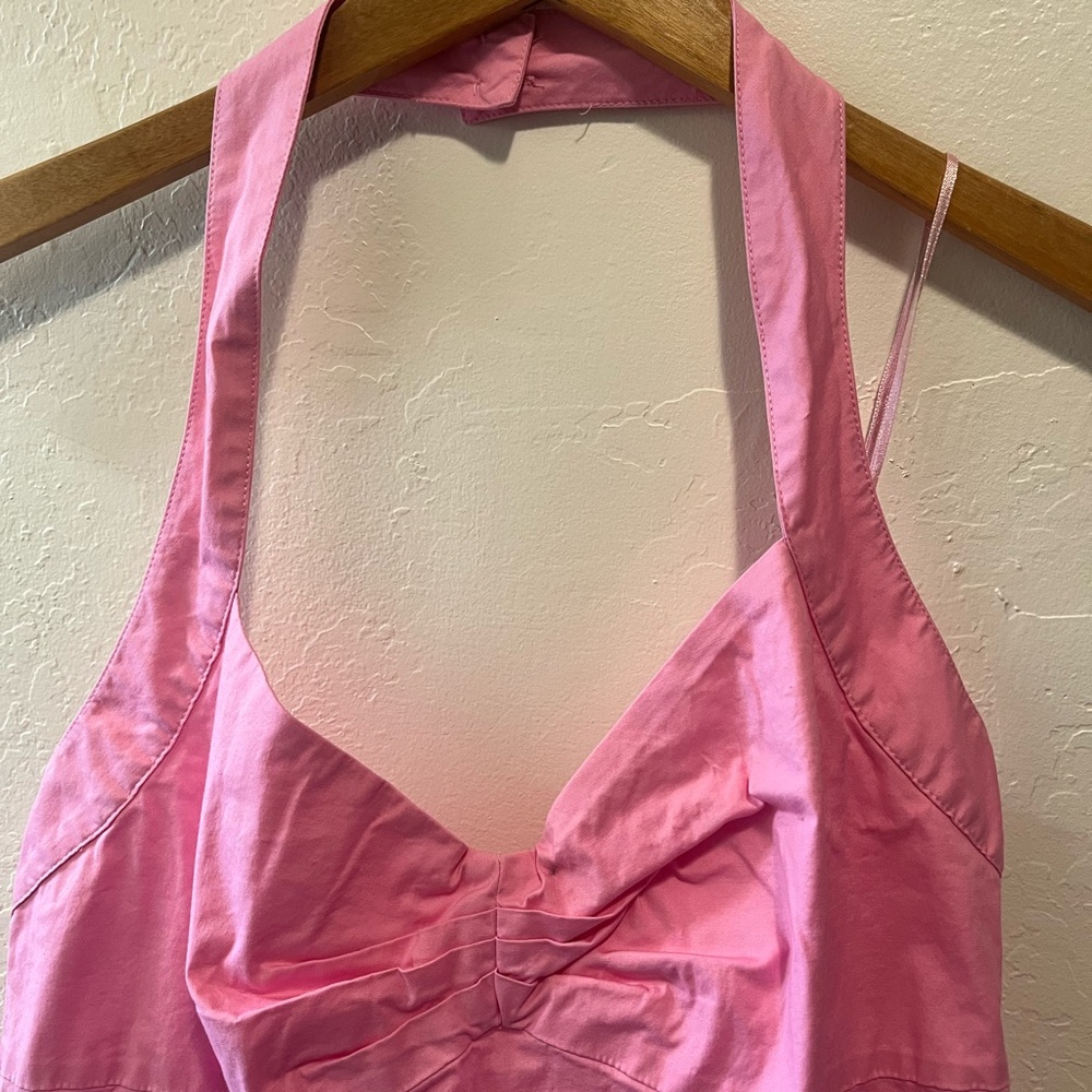 Pink Halter Top - Picture 4 of 9